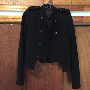 BCBG Maxazria short moto jacket